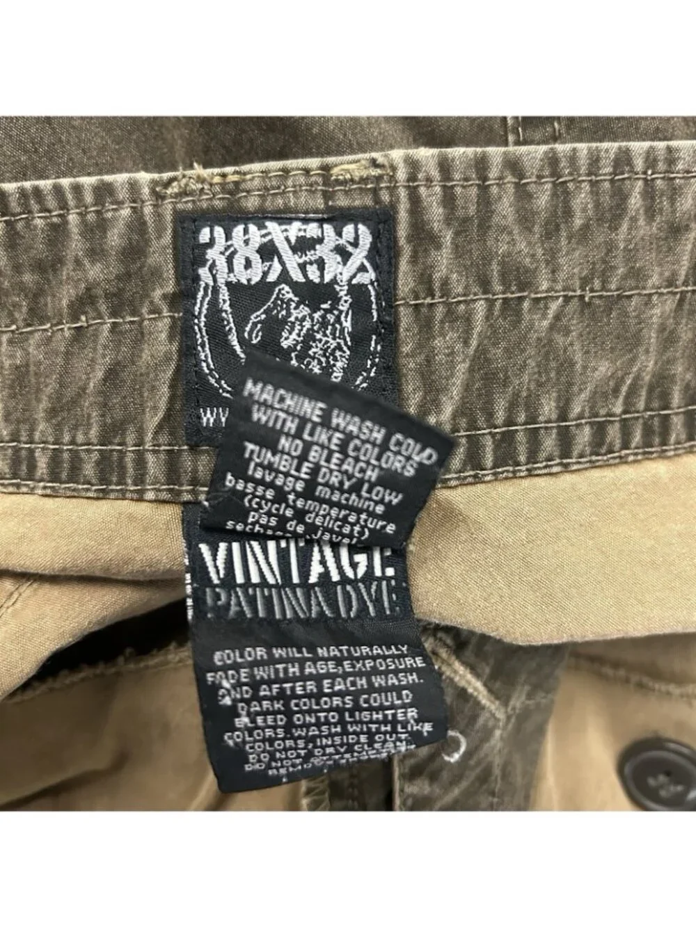 Kuhl Revolvr Pants Mens Size 38x32 Olive Green Vintage Patina Dye Outdoor Hiking - Picture 7 of 16